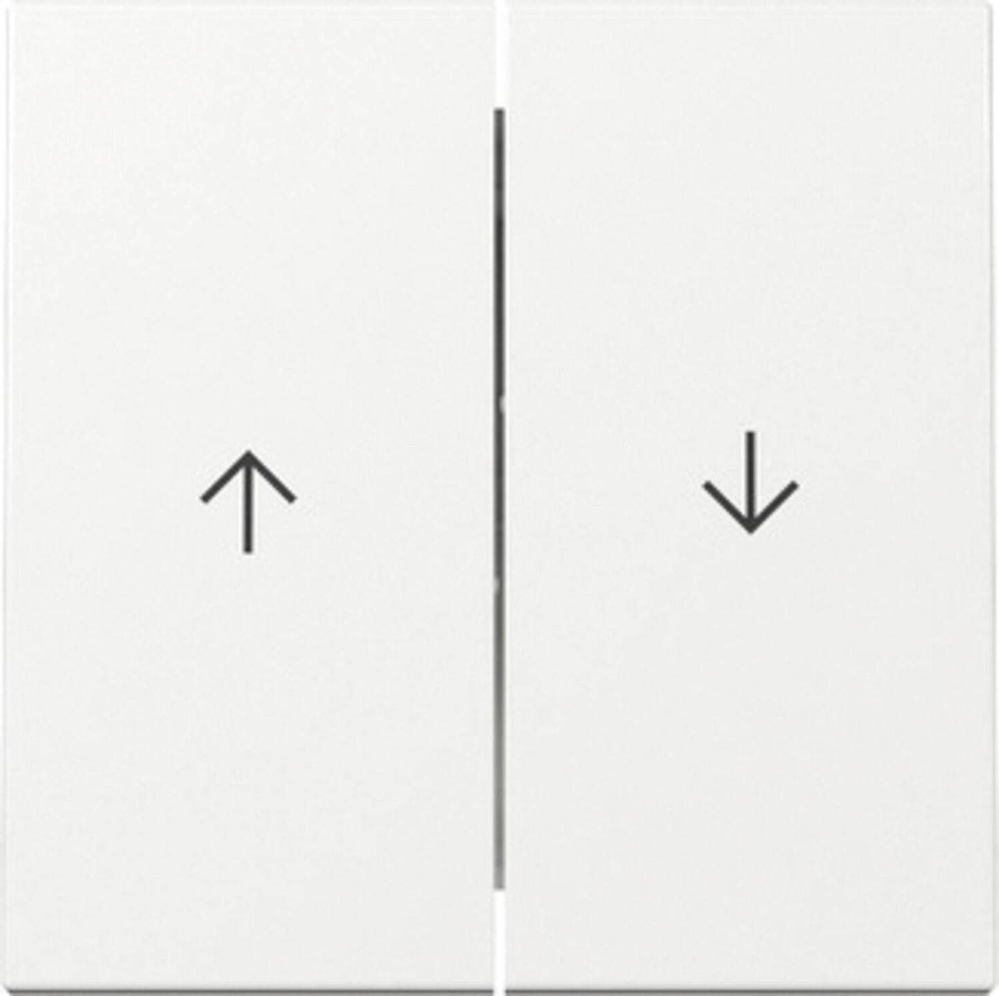 Wippen + Pfeilsymbol GIRA System 55 Reinweiss-glänzend, 1 Stück