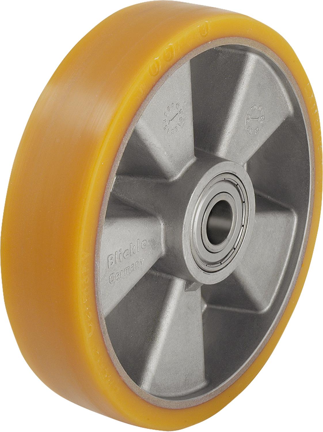 Roues robustes avec bande de roulement en polyuréthane Blickle Extrathane®, corps de roue en aluminium ALTH