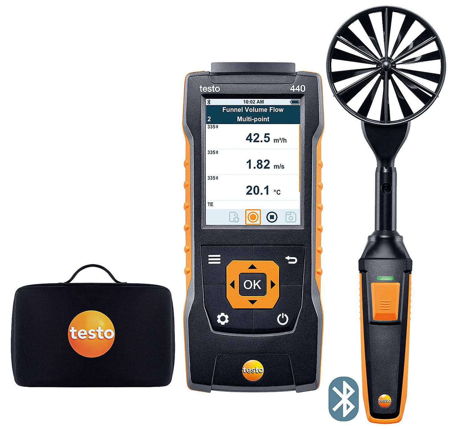 Climate measuring instrument testo 440 Set 0563 4403