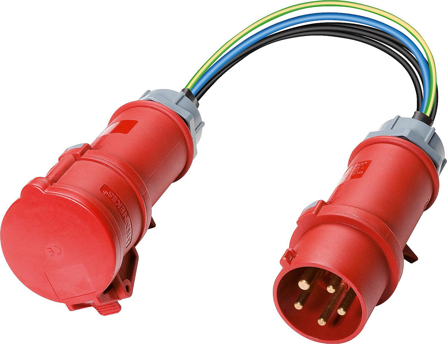 Measuring adapter for Benning CM 9 16A, CEE coupling to CEE plug