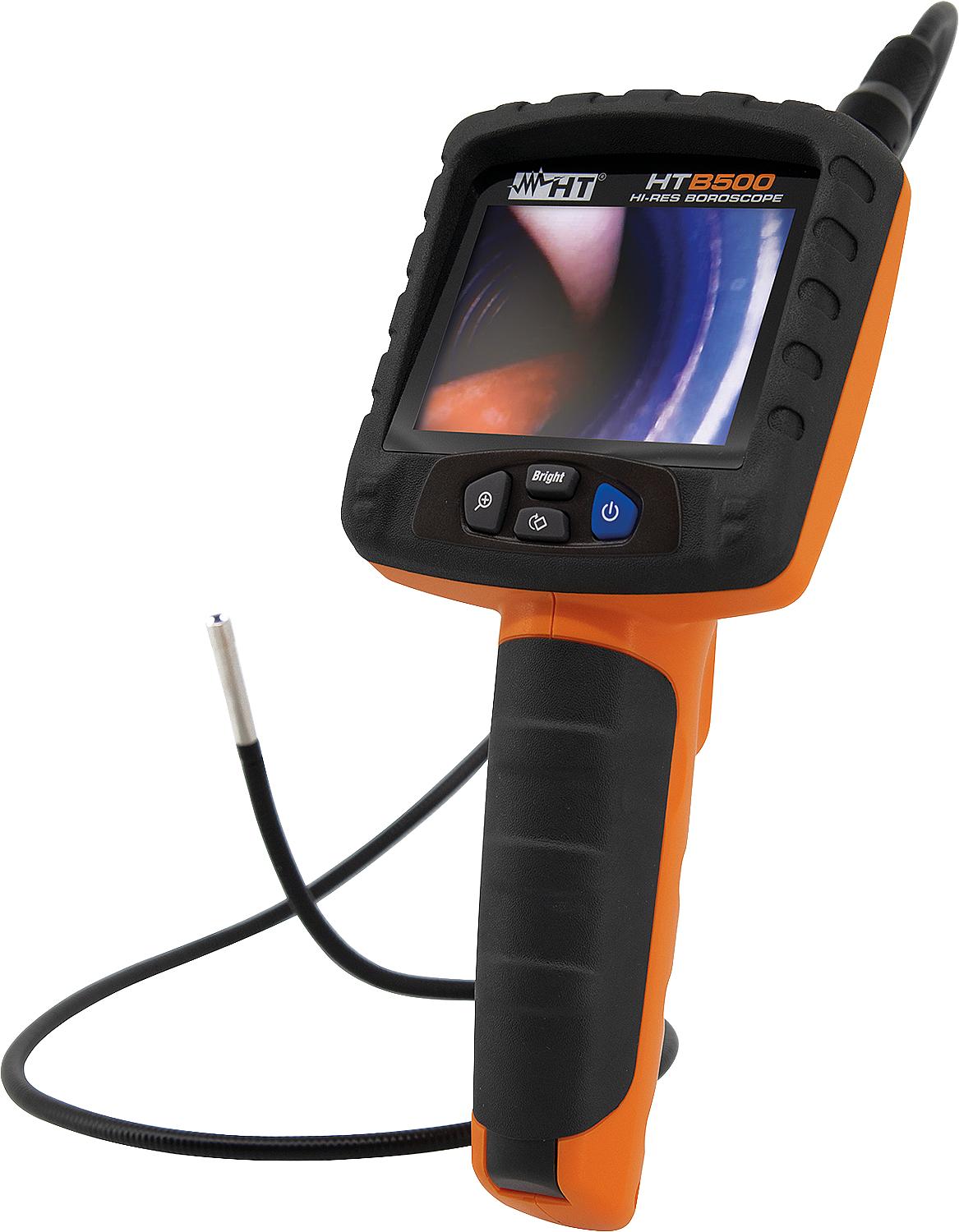 Caméra d'inspection sans fil HTB500 Sonde : 1 m, diamètre : 6 mm Batterie rechargeable par USB