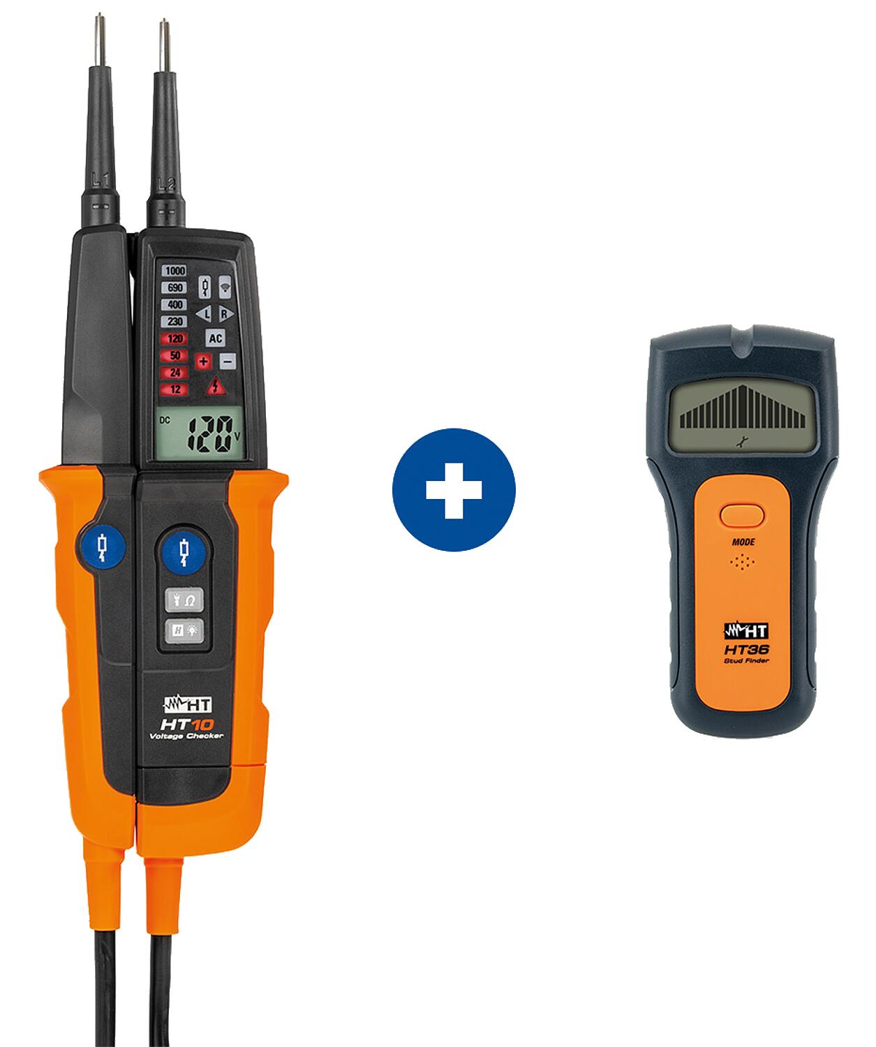 Voltage tester set HT10 with wall scanner HT36