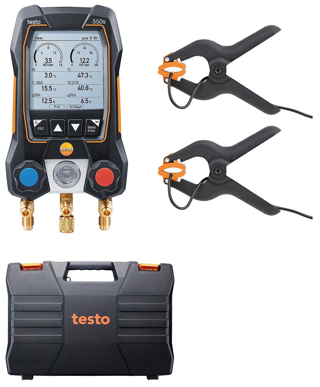 Climate measuring instrument testo 550s basic set 0564 5501