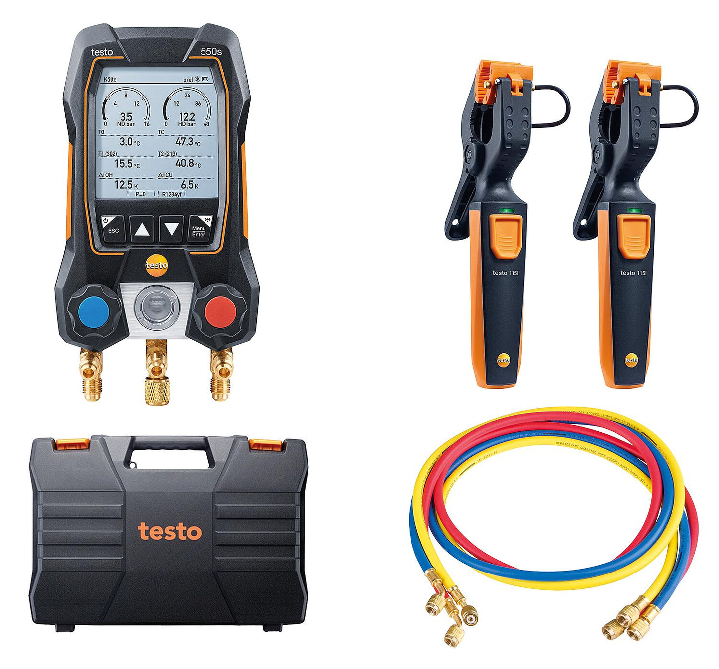 Climate measuring instrument testo 550s Smart Set 0564 5503