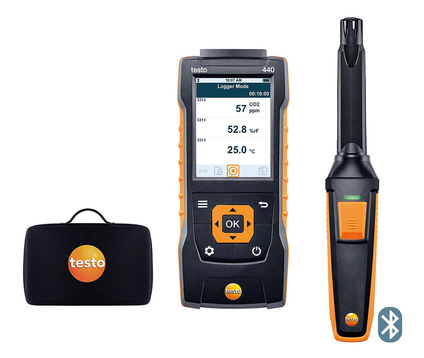 testo 440 CO₂ set with Bluetooth®