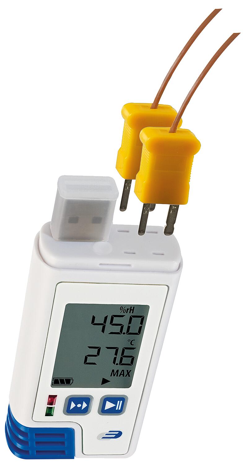 PDF data logger for temperature and humidity LOG210TC