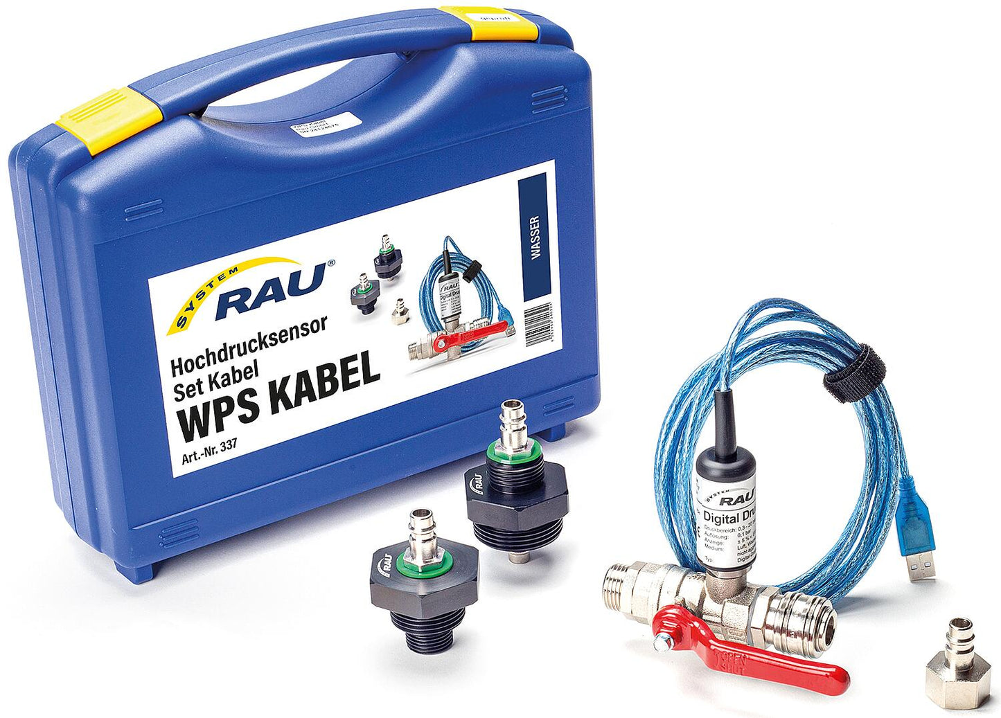 Water pipe testing kit for LM06/DPG 2/DPG07 including accessories and case