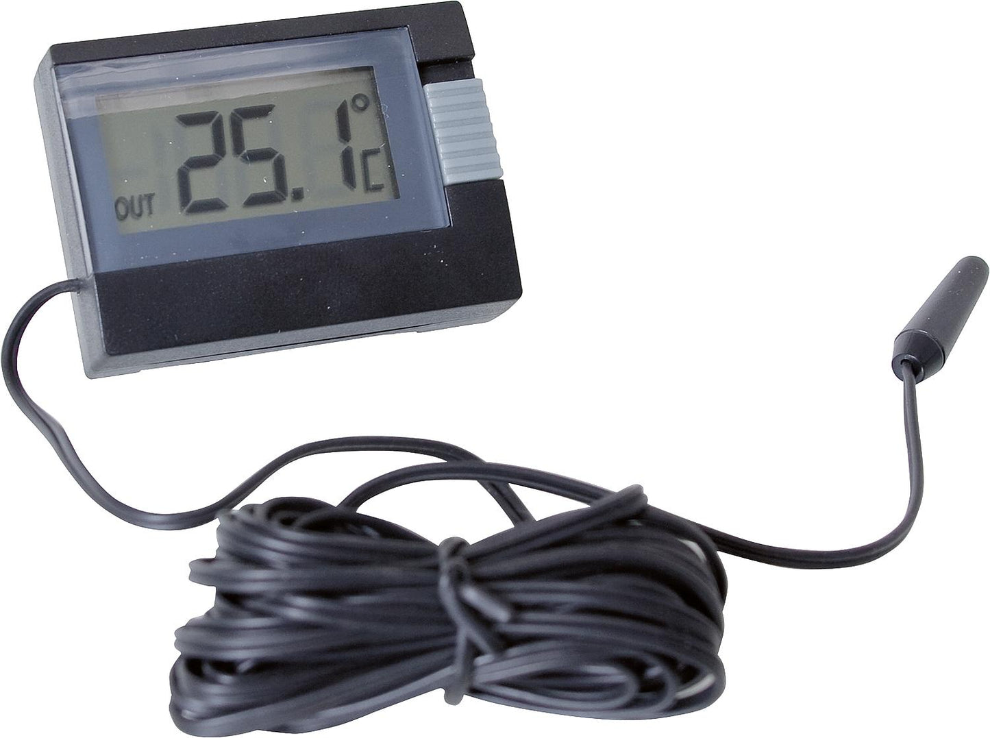 Digitales Mini-Thermometer Fühlerlänge 2,5m Messbereich -10°C bis +60°C