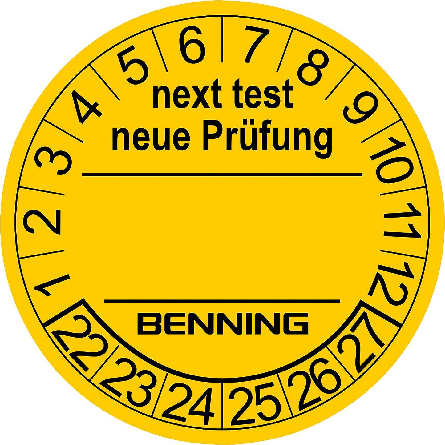 Inspection stickers, pack size = 300 pieces, 30mm