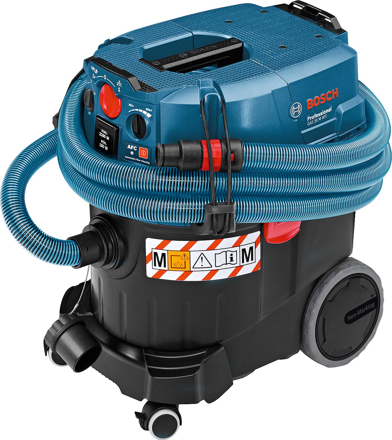 Aspirateur eau et poussière BOSCH GAS 35 M AFC avec réservoir de 35 litres