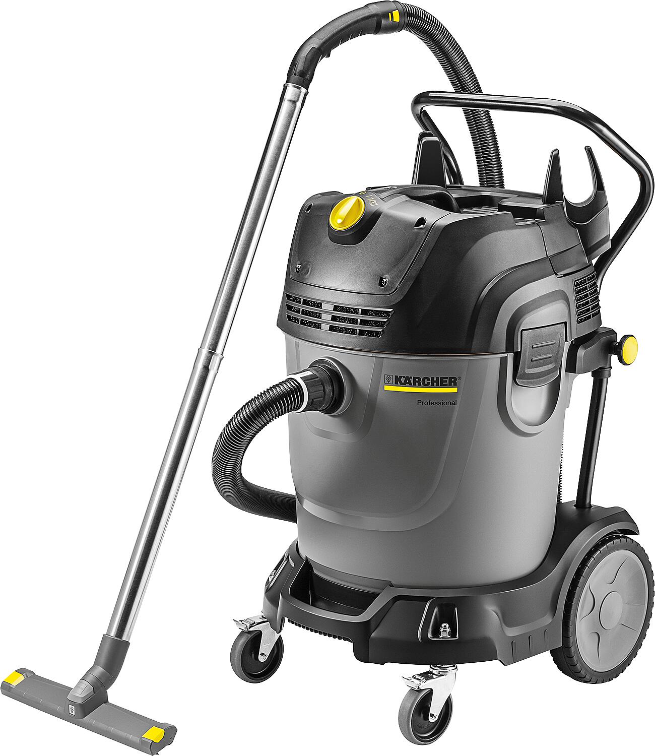 Aspirateur eau et poussière NT 65/2 Tact² avec réservoir en plastique de 65 l