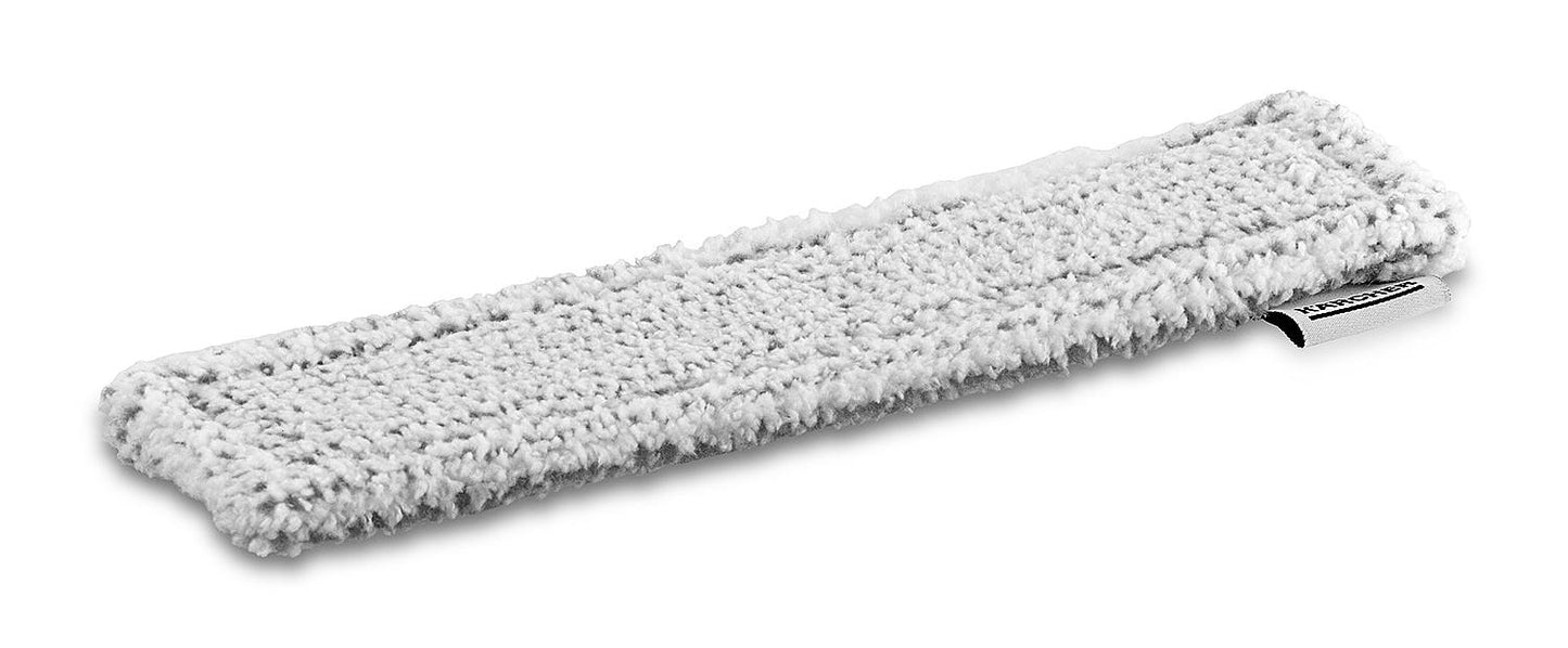 Tampon de nettoyage extérieur en microfibre Kärcher pour aspirateurs à vitres sans fil, série WV 2-5 Premium
