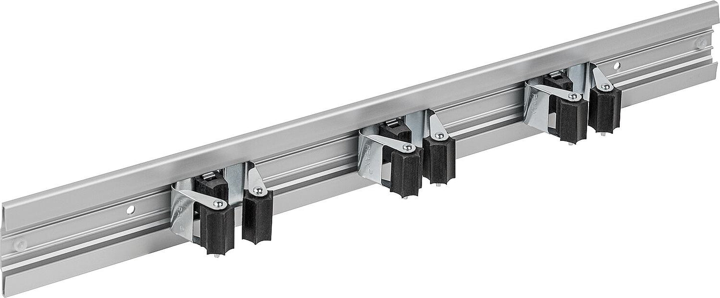 Tool handle holder, rail, for wall mounting, 3 holders