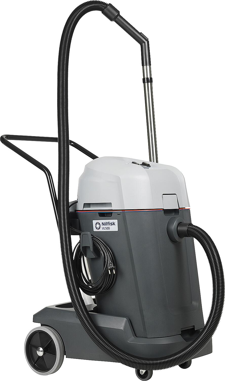 Aspirateur eau et poussière Nilfisk VL500 55-2 EDF avec réservoir en plastique de 55 l
