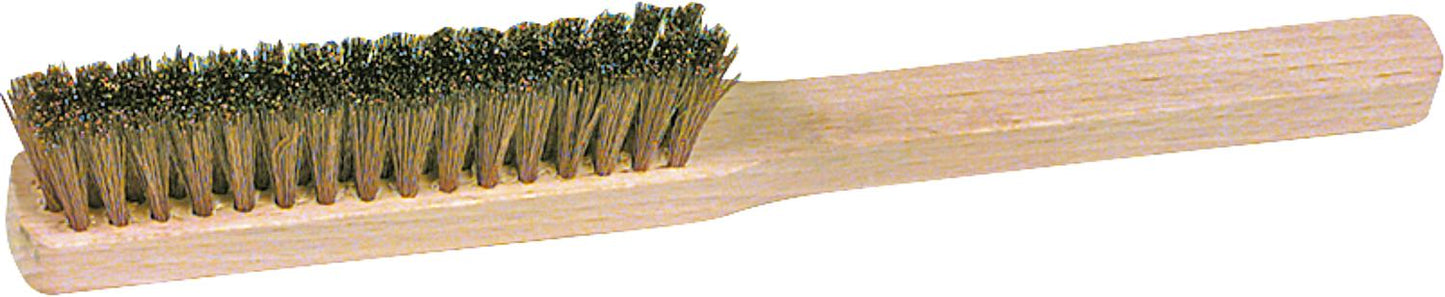 Feinbürste Messingdraht gewellt 0,15 mm 4 reihig