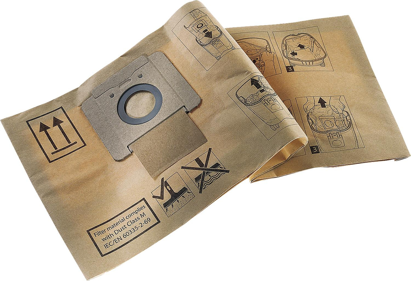 Sacs pour aspirateur ATTIX 3 et ATTIX 350-01 -11 -21, paquet de 5.