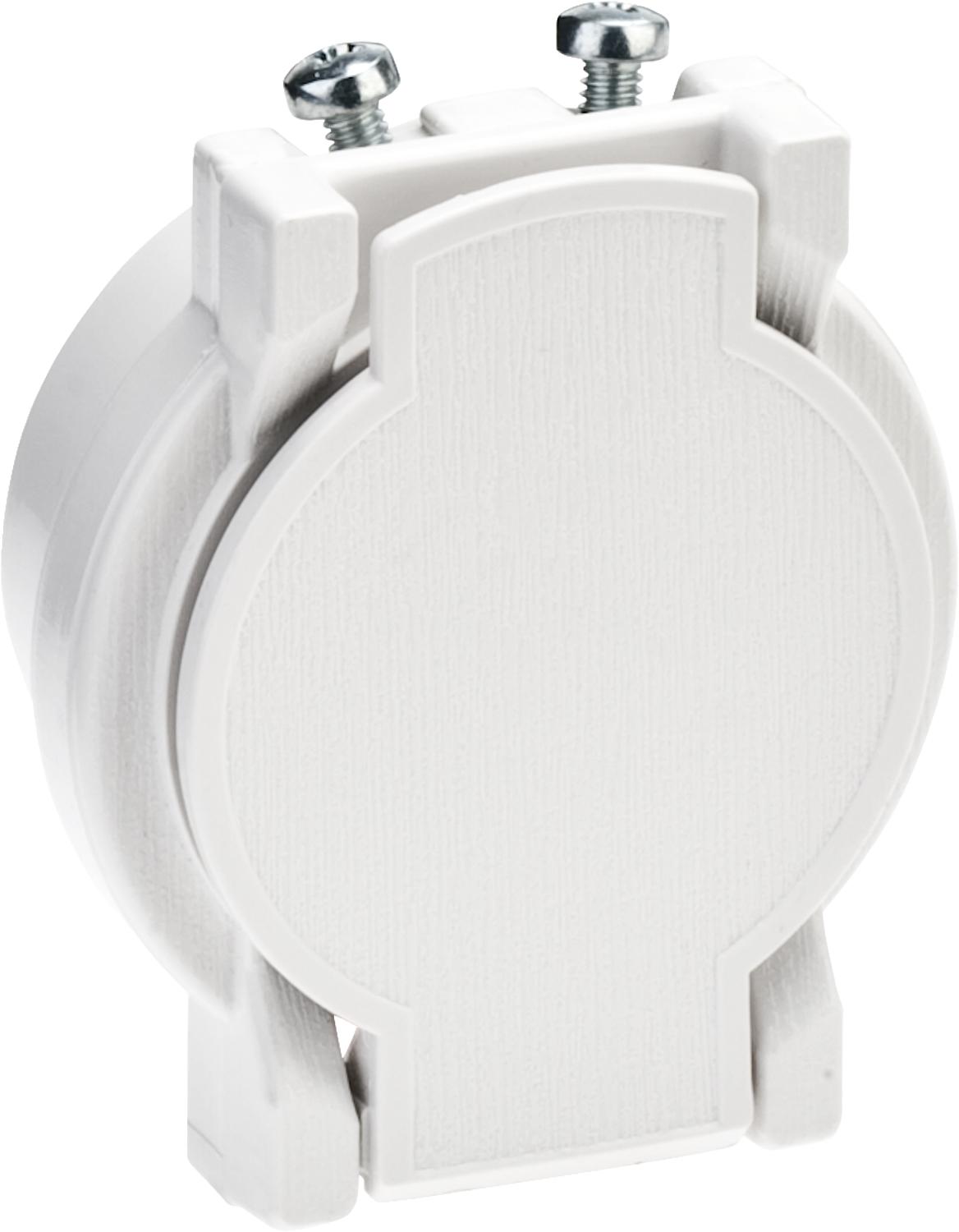 Saugdose Aufputz, weiss