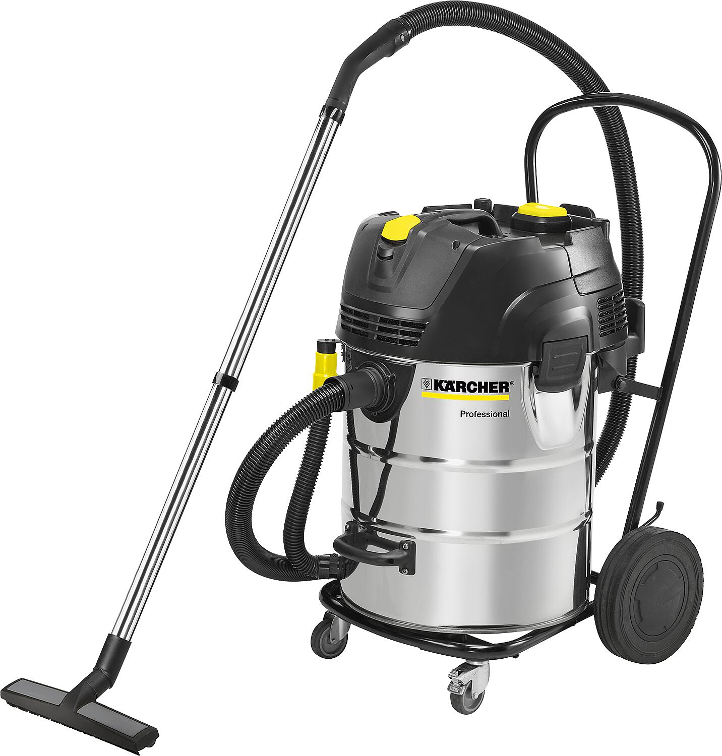 Aspirateur eau et poussière NT 75/2 AP ME TC avec cuve en acier inoxydable de 75 l