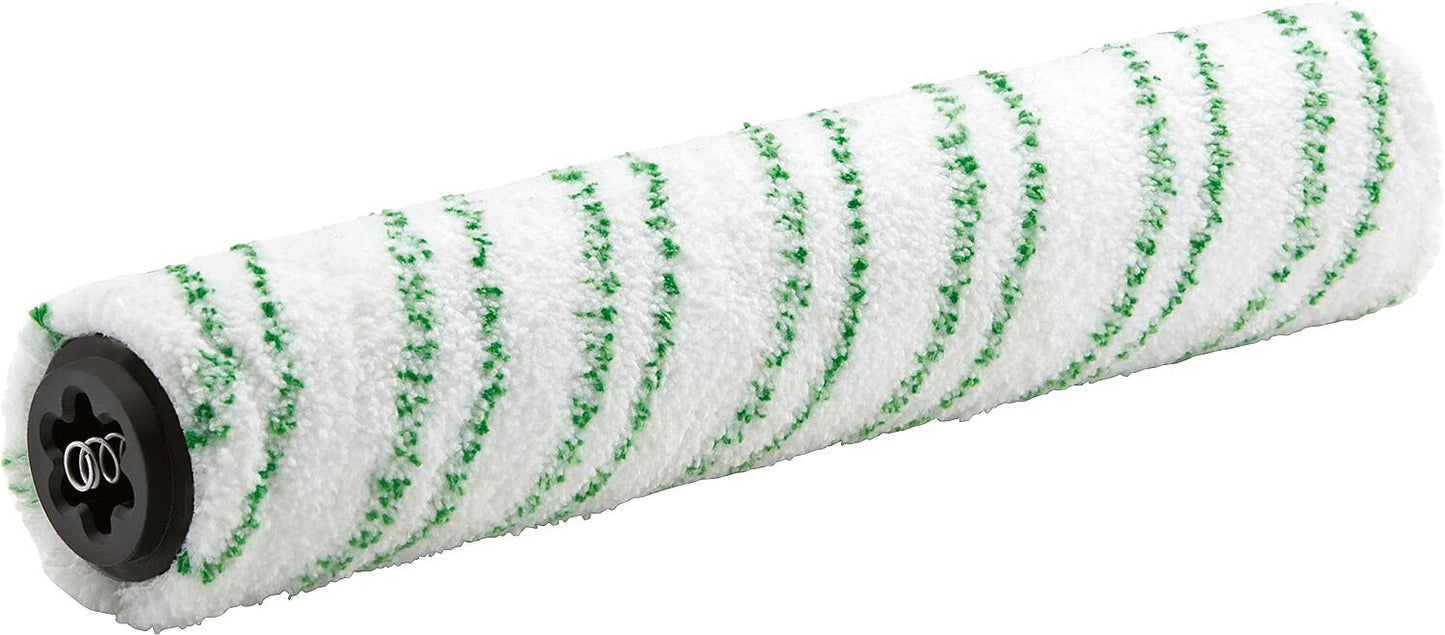 Brosse à rouleau en microfibre 300 mm vert clair pour autolaveuse BR 30/4