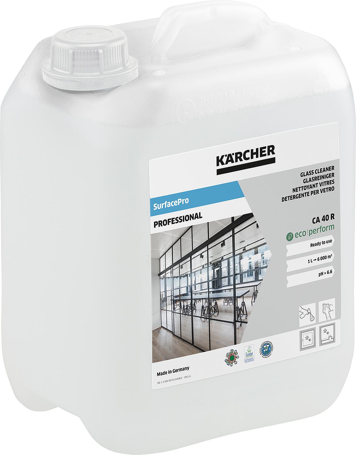 Glass cleaner CA 40 R, PU 12 x 0.5 liters