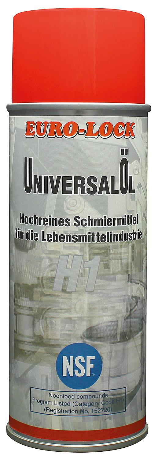 EURO-LOCK Lot 333 Huile universelle NSF H1, aérosol de 400 ml