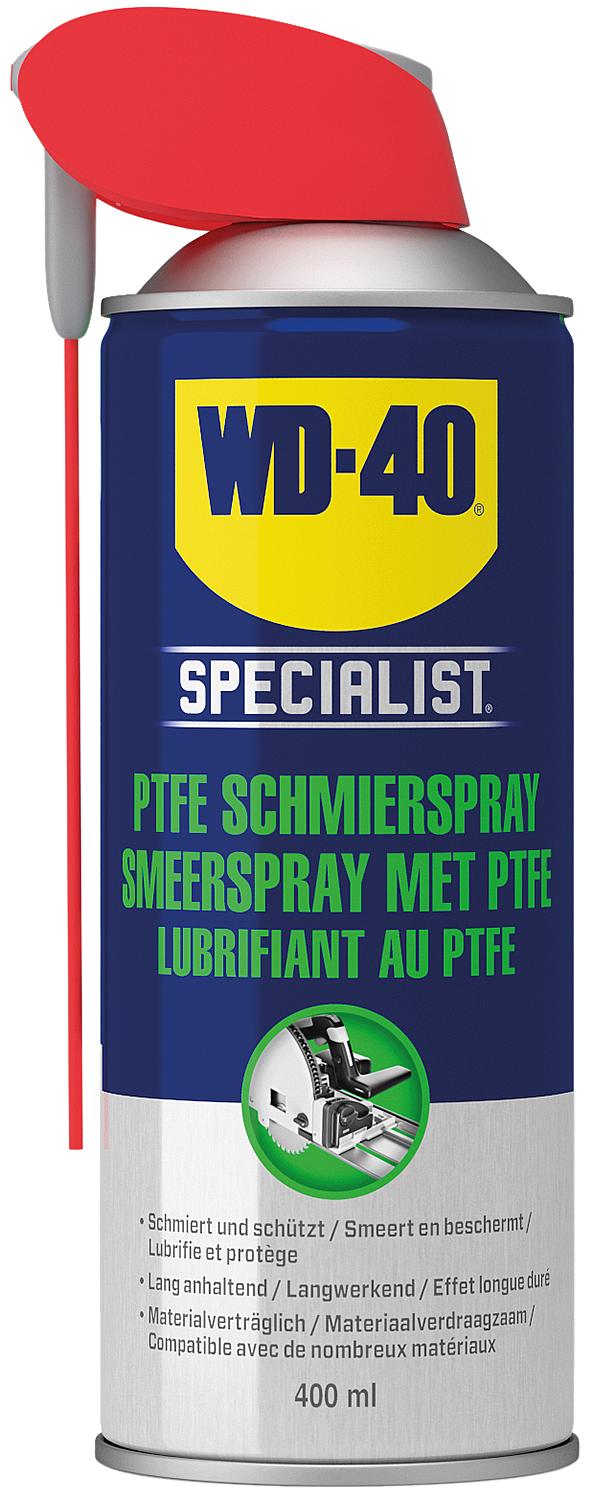 PTFE Lubricant Spray WD-40 Specialist 400ml Smart Straw Spray Can