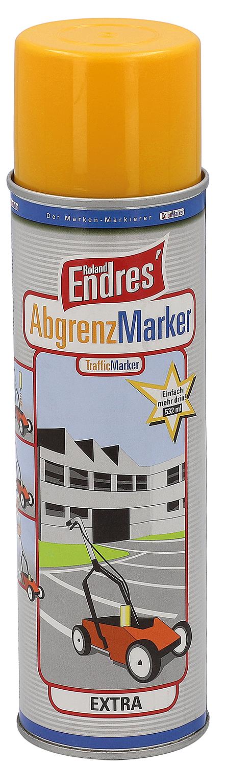 Spray de marquage Roland Endres, borne de délimitation