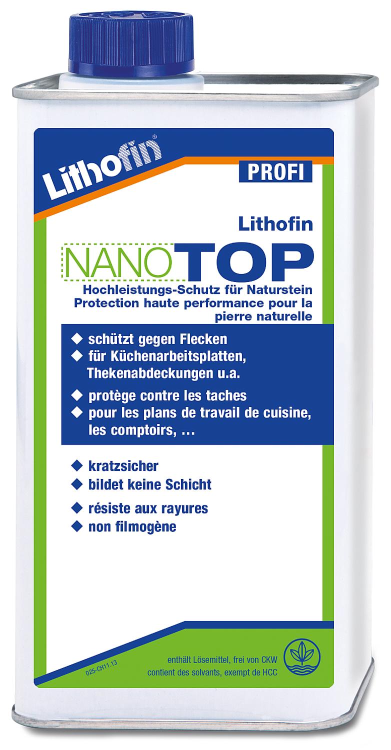 LITHOFIN NanoTOP Protection Haute Performance, flacon de 1 l