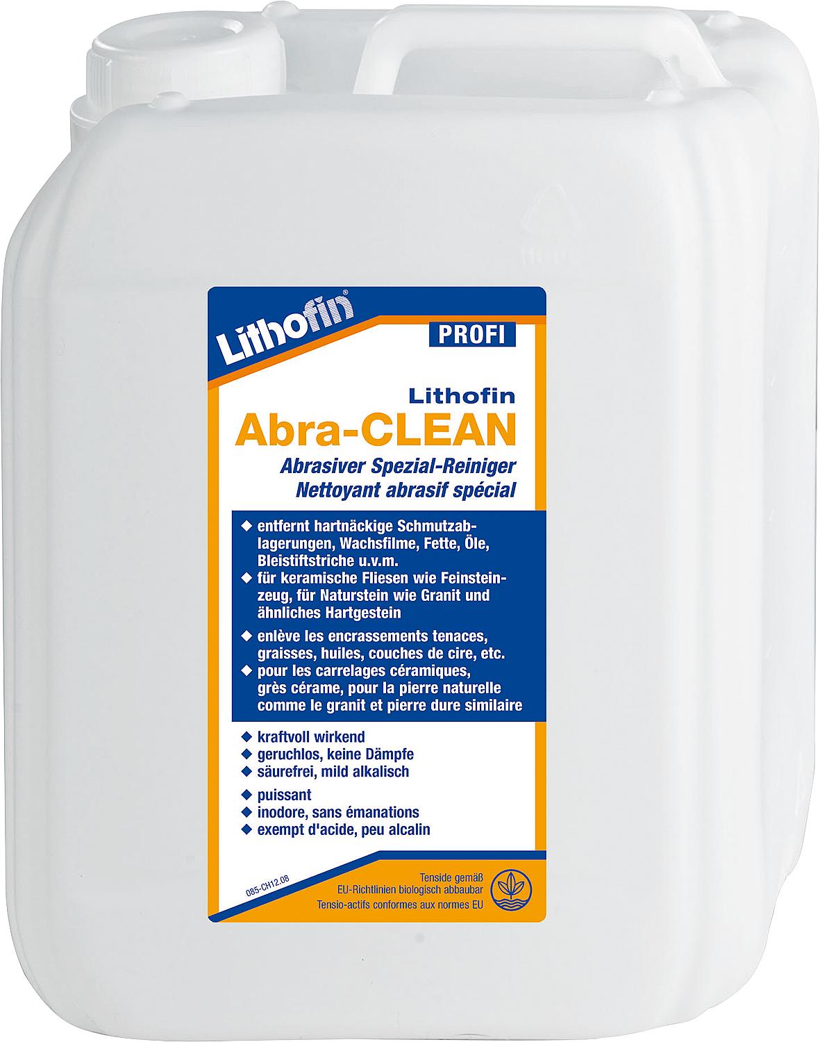 LITHOFIN Abra-CLEAN – Spezialreiniger mit abrasiv wirkenden Nano-Partikeln