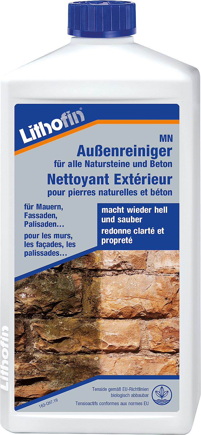 Nettoyant extérieur LITHOFIN MN, bouteille de 1 l