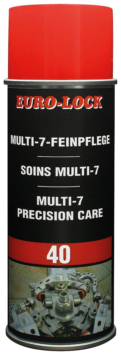 EURO-LOCK Multi-7 Huile multi-usages Fine Care, lot de 40, aérosol de 400 ml