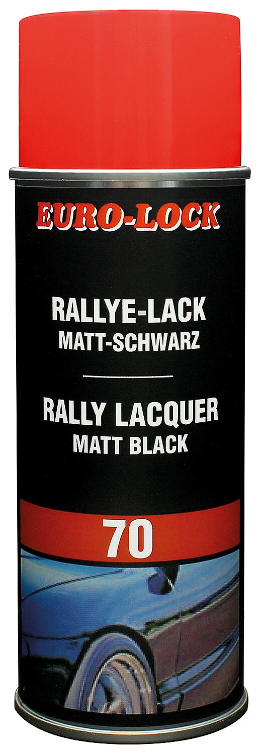 Rallye-Lack mattschwarz EURO-LOCK LOS 70 400ml Sprühdose