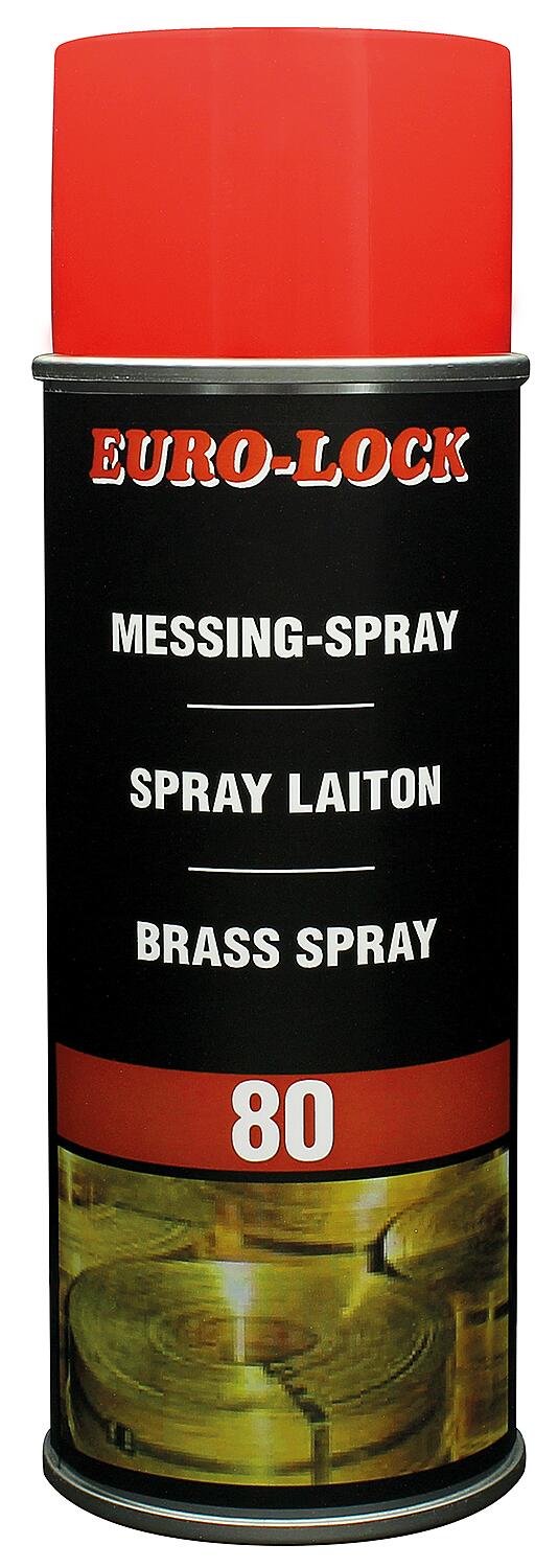 Messing-Spray EURO-LOCK 400ml Sprühdose (abriebfest, haftintensiv, schnelltrocknend)