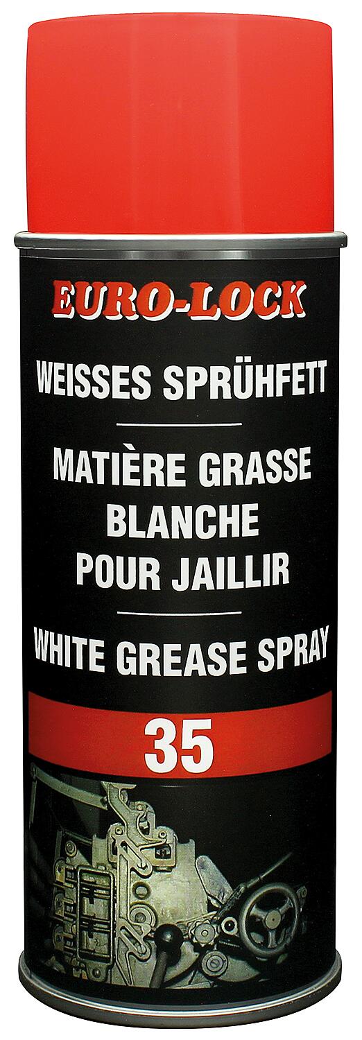 Graisse blanche en aérosol EURO-LOCK LOS 35, aérosol de 400 ml