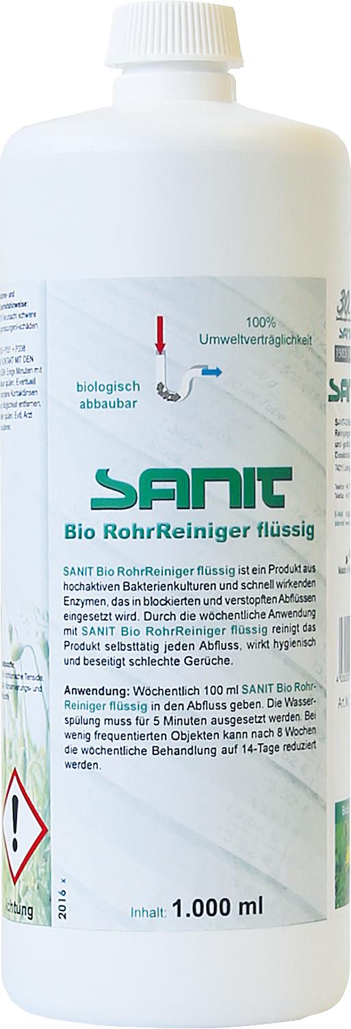 SANIT BIO Liquid Pipe Cleaner 1000ml Bottle