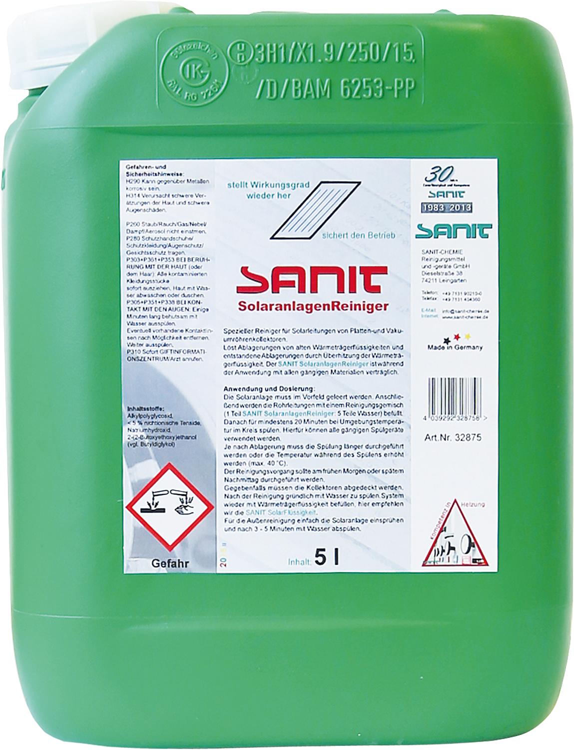SANIT Solar Panel Cleaner 10 L Canister
