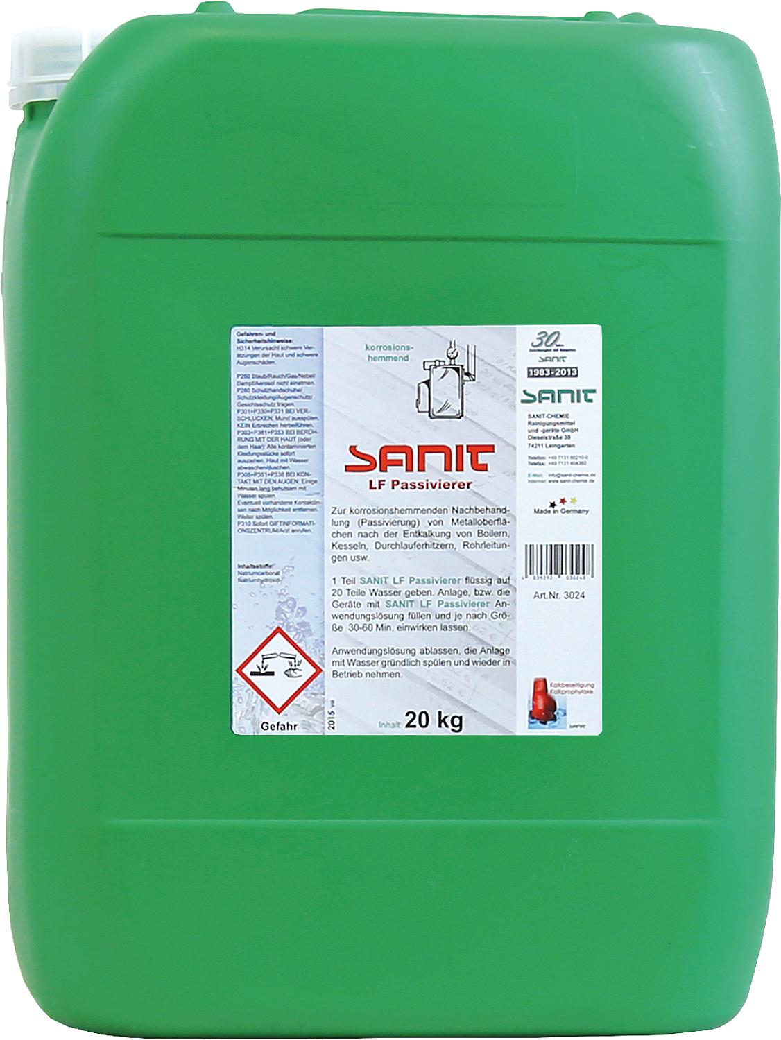 PASSIVATEUR SANIT LF Bidon de 20 kg