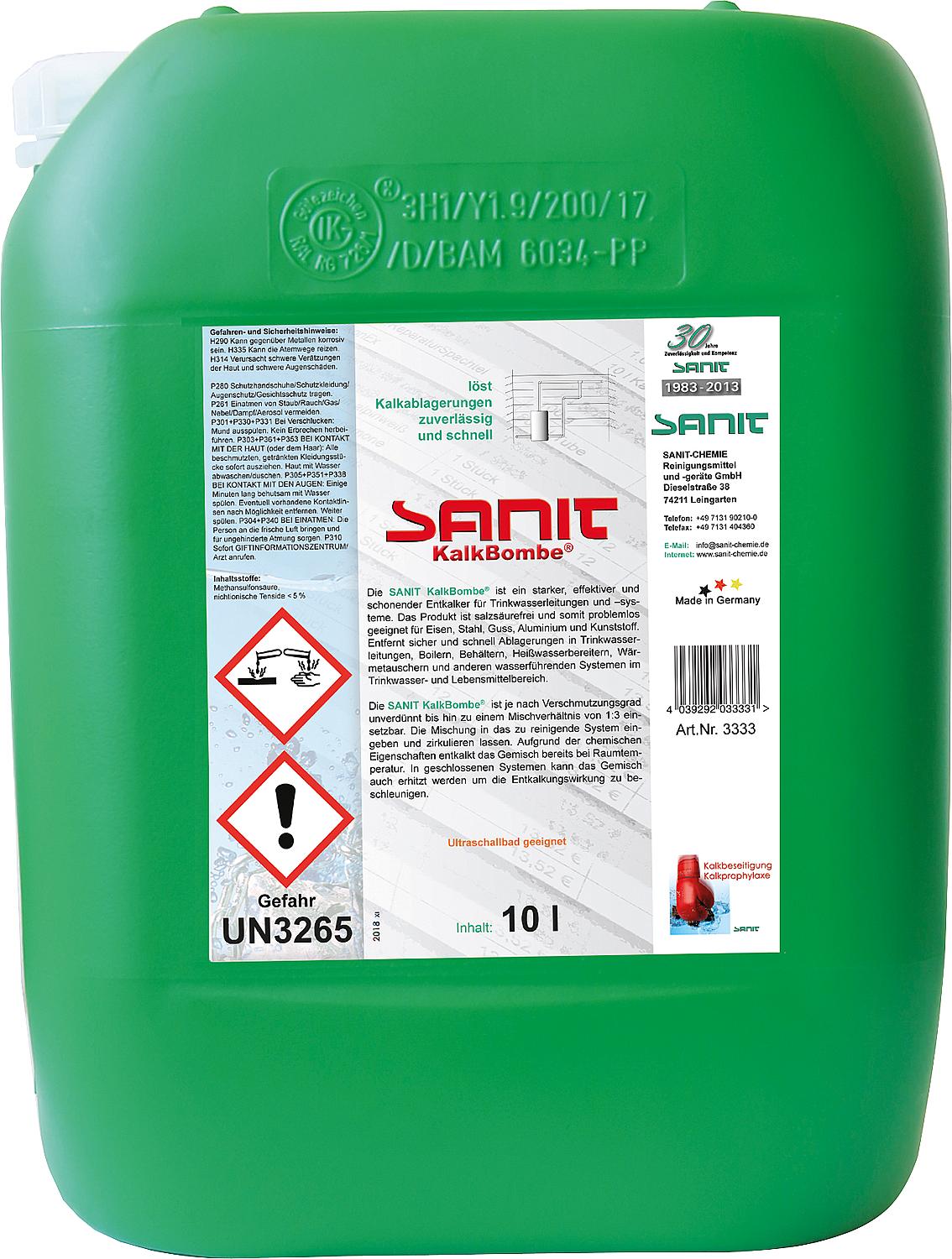 SANIT Lime Bomb Bidon de 10 l