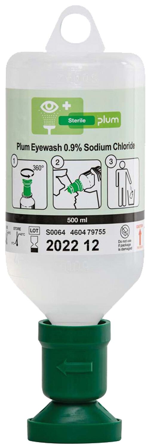 Sanit-Chemie eyewash bottle including sterile filling, 500ml bottle