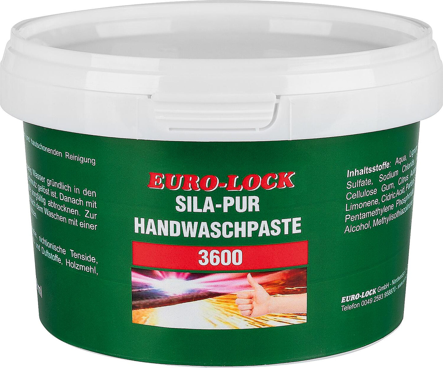 Sila Pur hand washing paste EURO-LOCK LOS 3600, 10l bucket