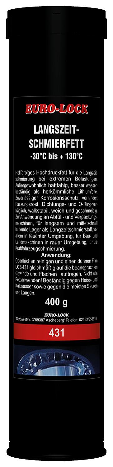 Long-life lubricating grease EURO-LOCK LOS 431 1l can