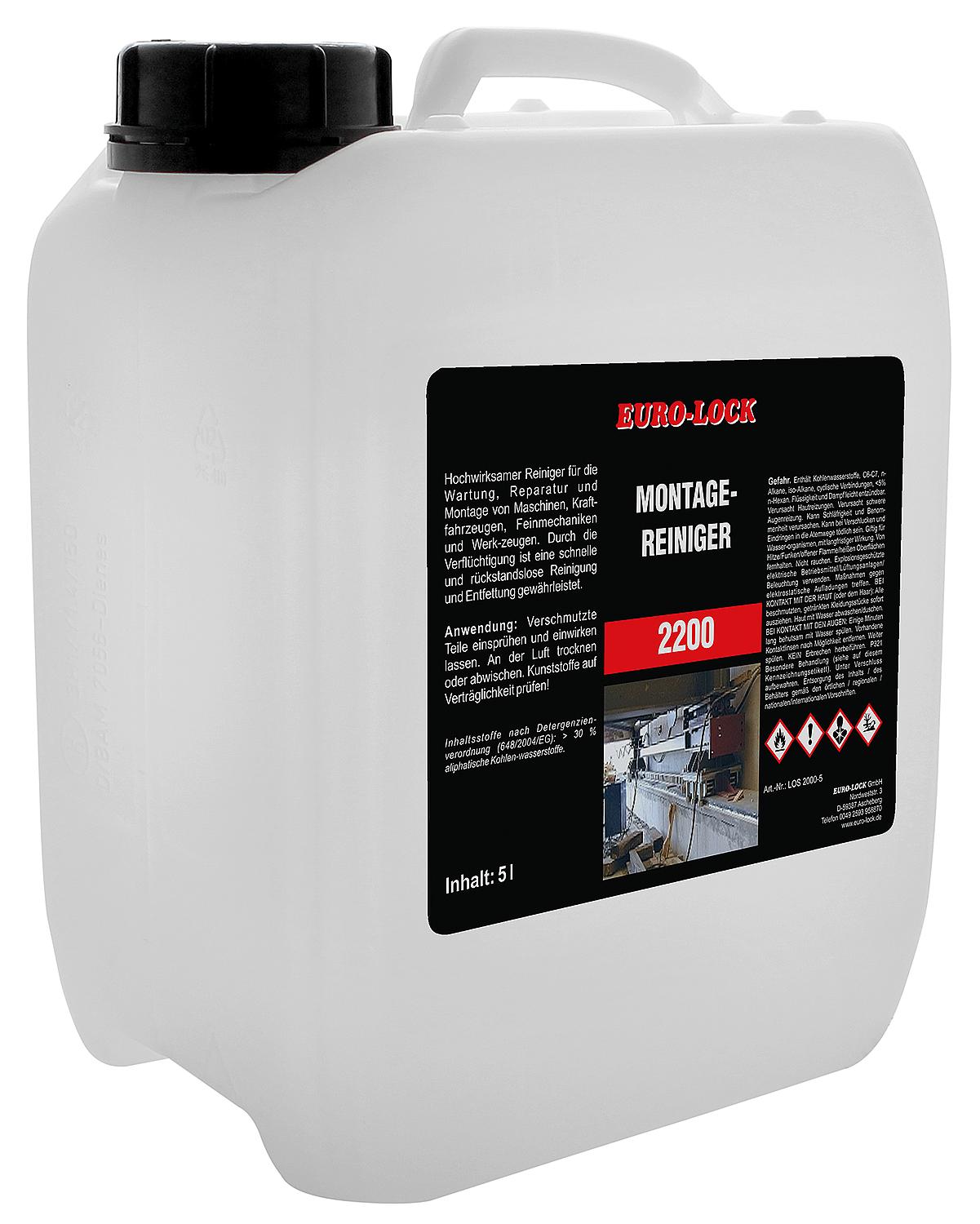 EURO-LOCK LOS 2200 assembly cleaner, 500ml spray can