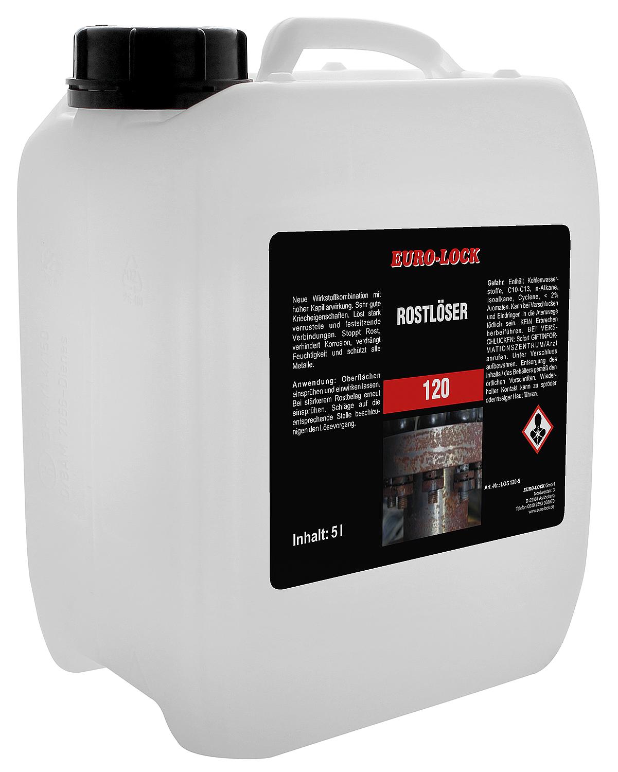 Rust remover EURO-LOCK LOS 120, 400ml spray can