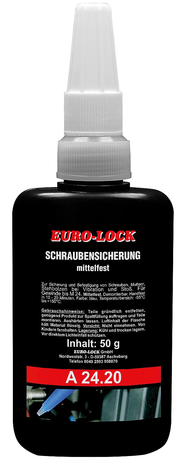 Schraubensicherung mittelfest EURO-LOCK A 24.20 10g Dosierflasche
