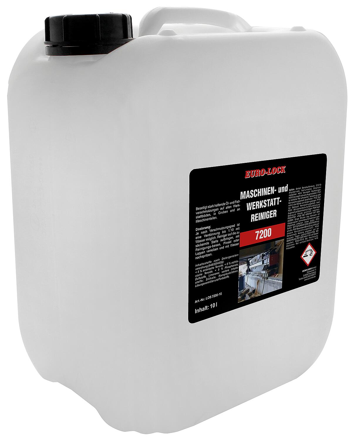Machine and workshop cleaner (concentrate) EURO-LOCK LOS 7200 5l canister
