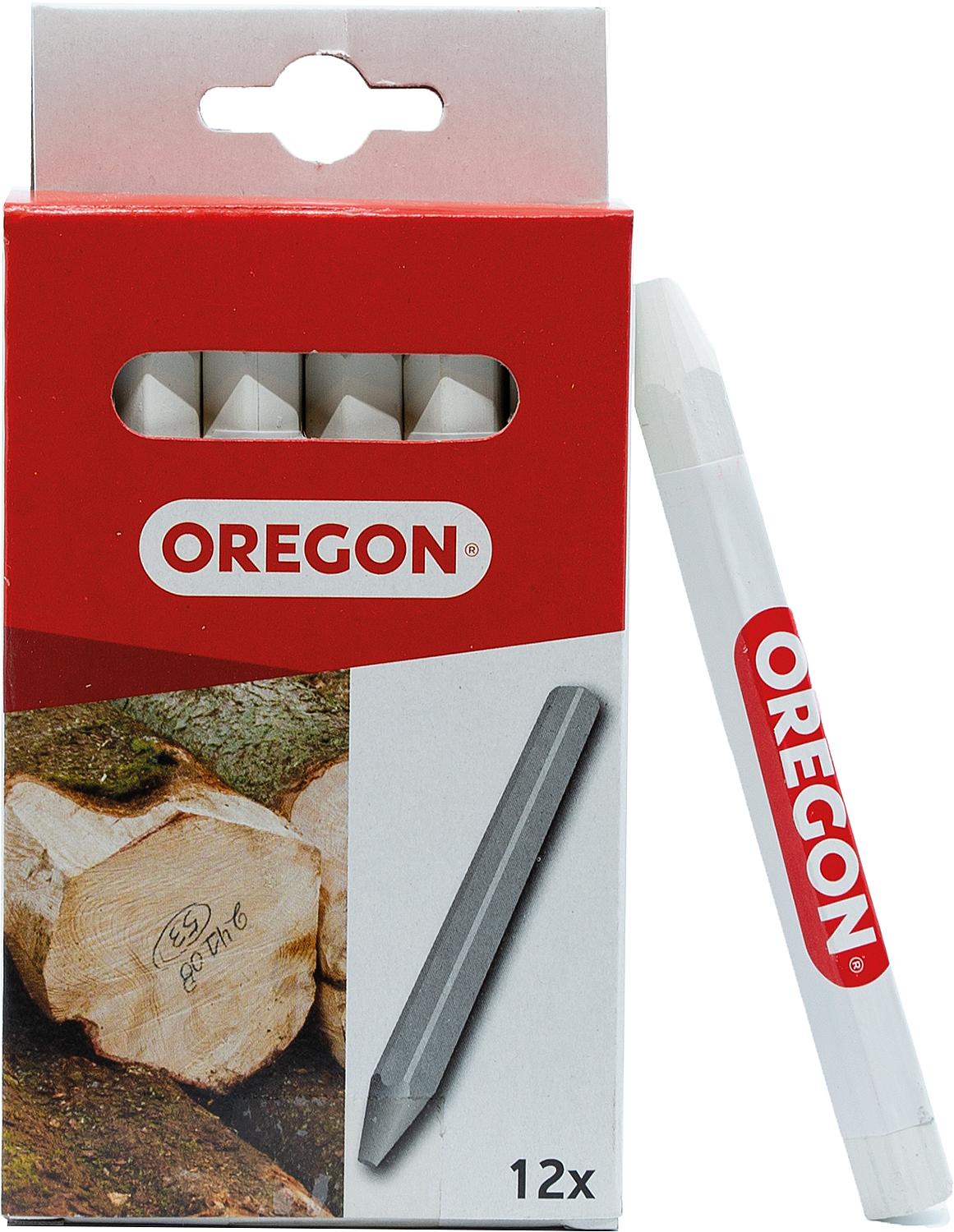 Oregon black marking chalk, length 120mm, diameter 12mm, pack of 12