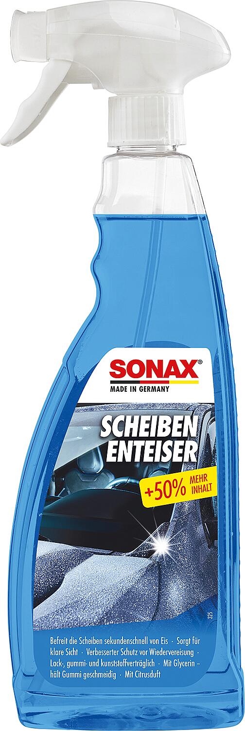 Dégivrant pour pare-brise SONAX au parfum d'agrumes, vaporisateur manuel de 500 ml