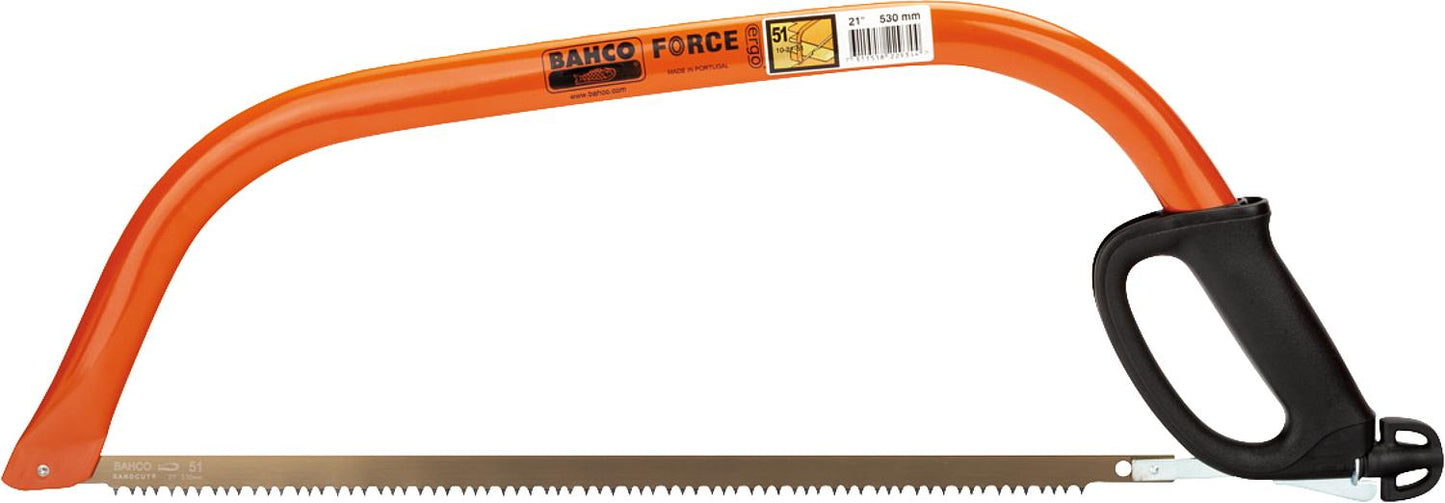 Bügelsäge BAHCO mit Blatt für frisches/trockenes Holz Typ 10 ERGO 530mm