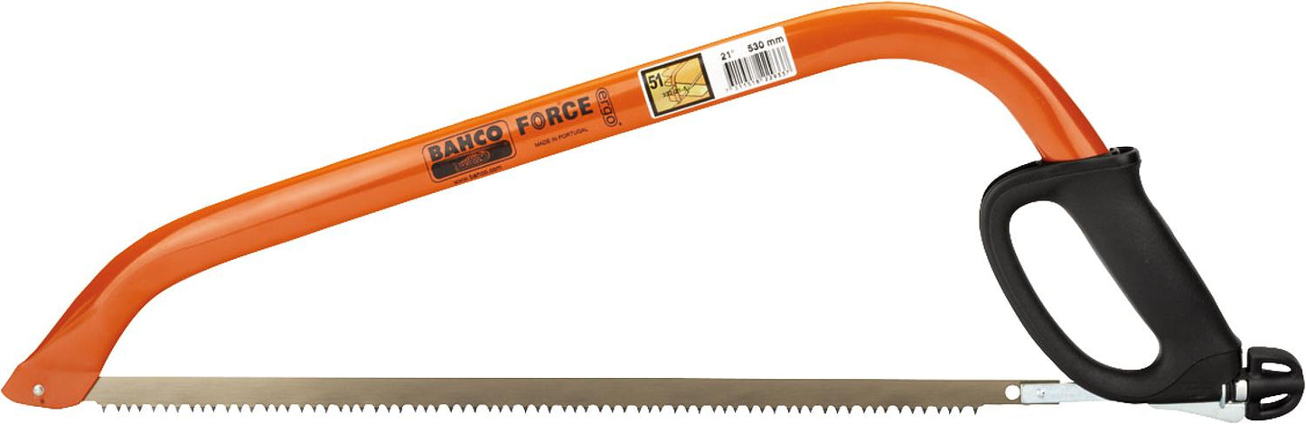 Bügelsäge ERGO™, spitze Form, aus hochwertigem Stahl, sägt sowohl auf Zug als auch auf Stoß