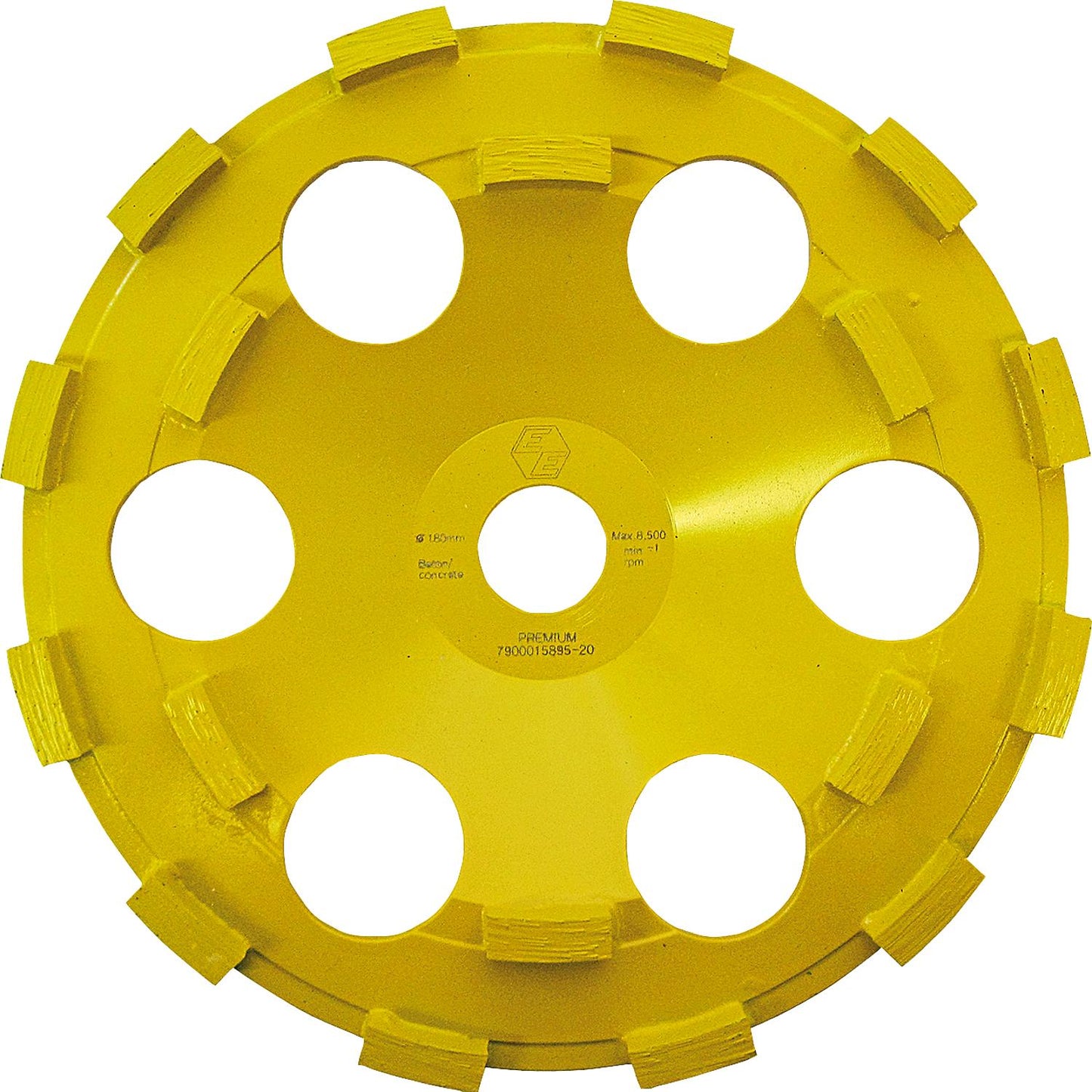 Diamond grinding disc Ø 180 mm for concrete, suitable for concrete grinder EBS 180F